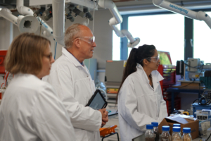 DSIT CSA and Director of Analysis visit EBRI at Aston University