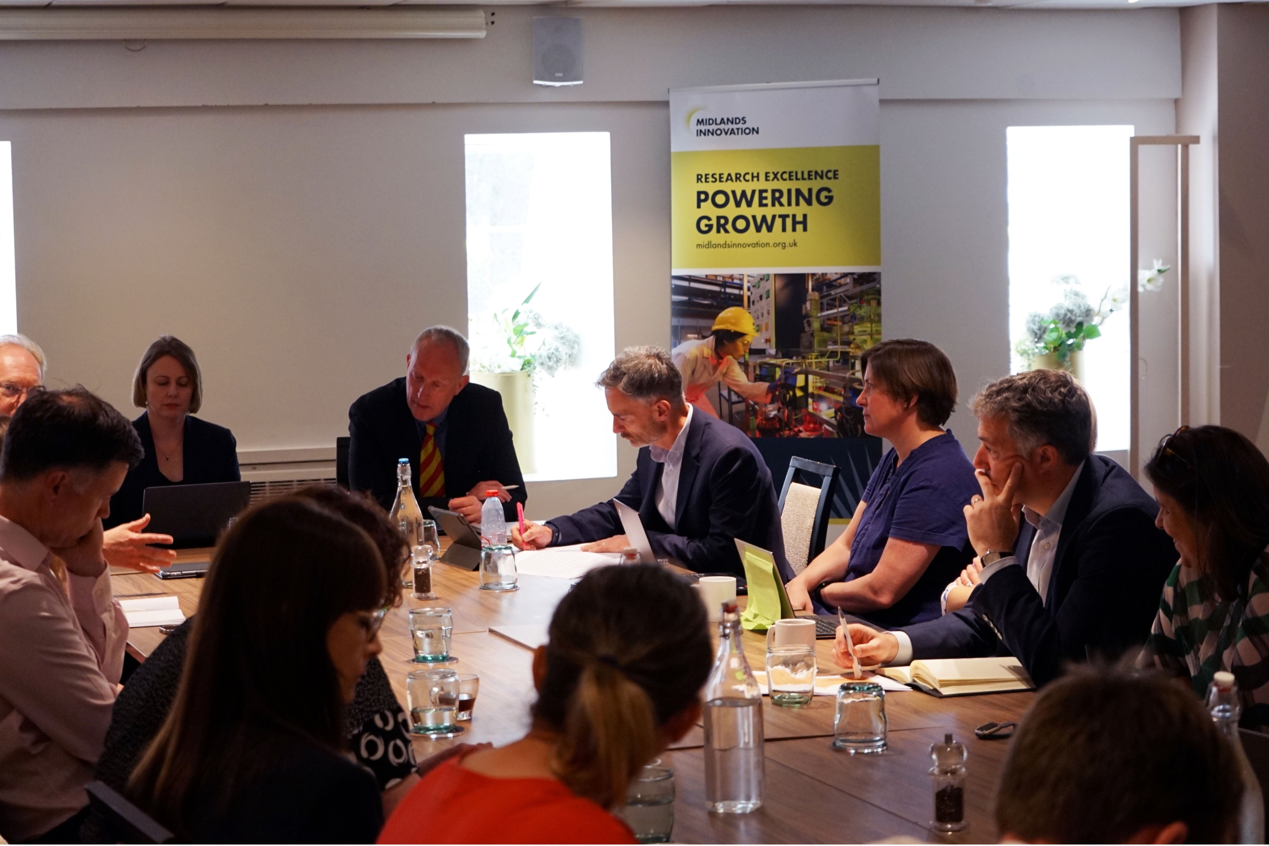 DSIT Officials take part in a place roundtable