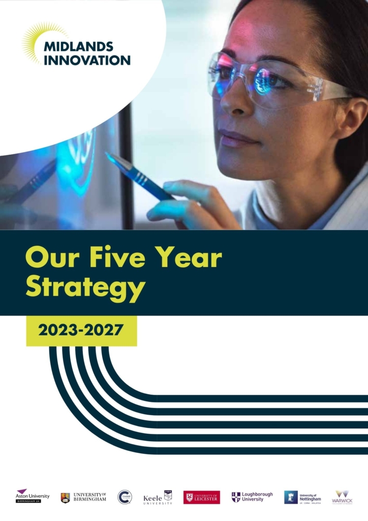 Midlands Innovation 5 year strategy front cover image