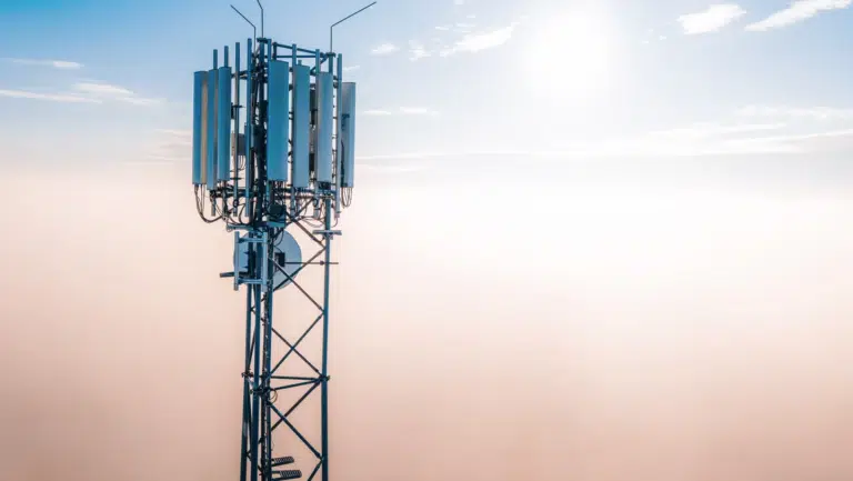 Image showing communications technology - antenna mast